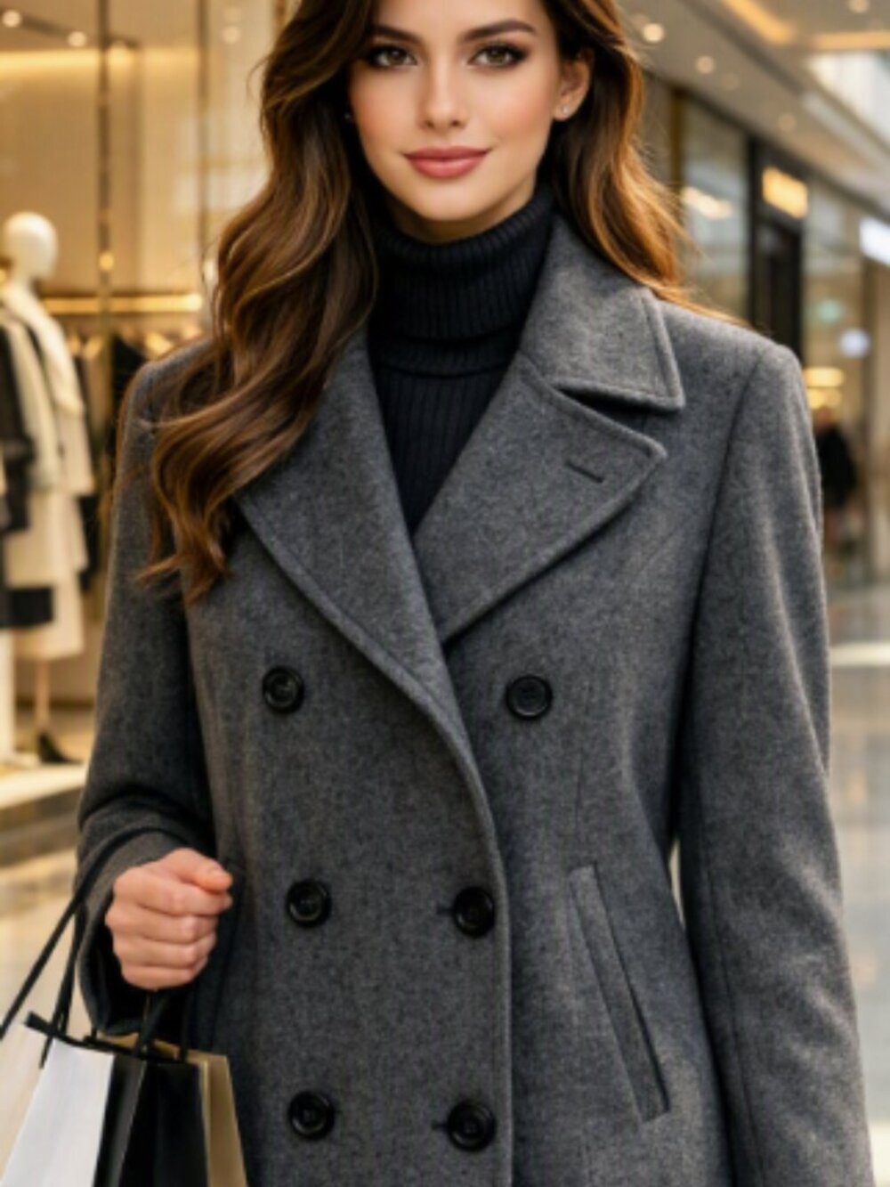 Club Monaco Premium Wool Coat Women’s M / Men’s S Quiet Luxury Essential 0823A